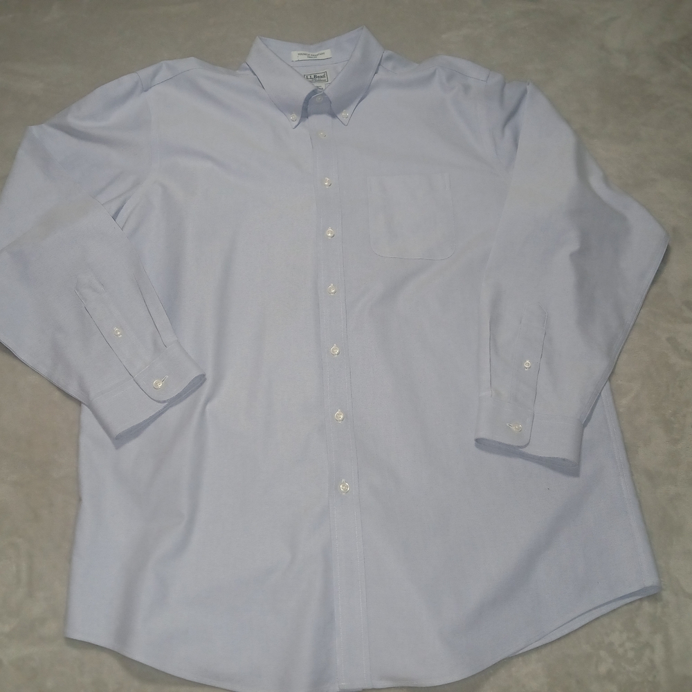L.L. Bean Light Blue Dress Shirt